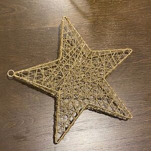 Gold Wire Christmas Star
